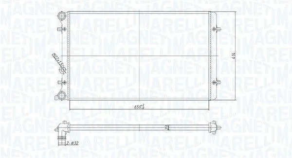 Magneti Marelli 350213190800 Kylare