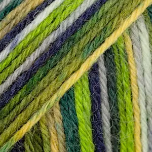 Fabel Print Garn Ullmix 50 g Grön (542) Drops
