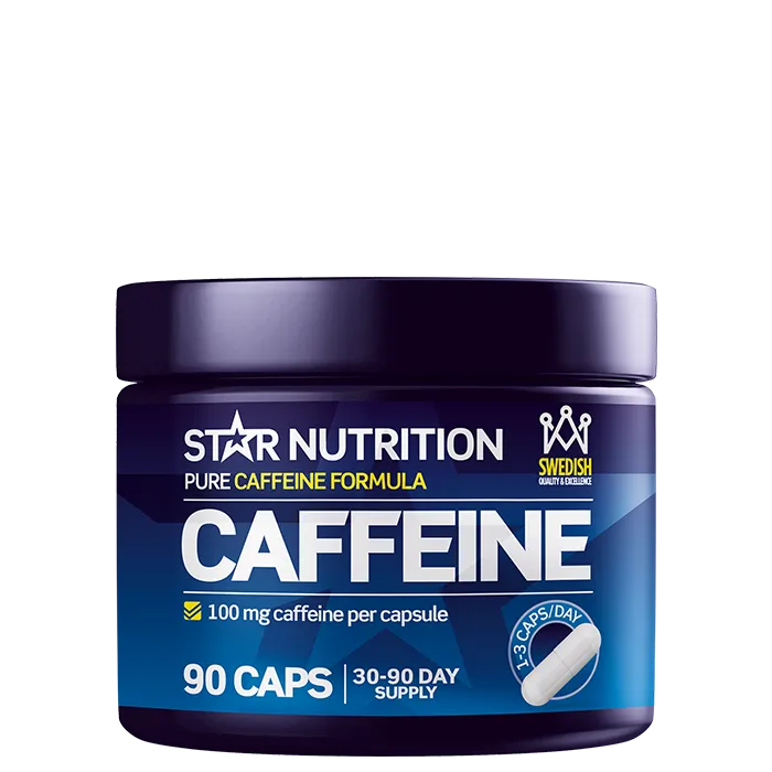 Koffeintabletter 100 mg 90 Kapslar