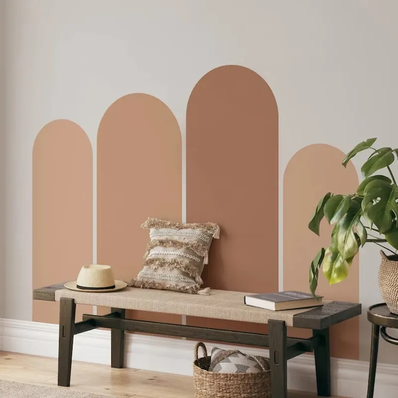 Väggdekal – Boho Arch / Beige