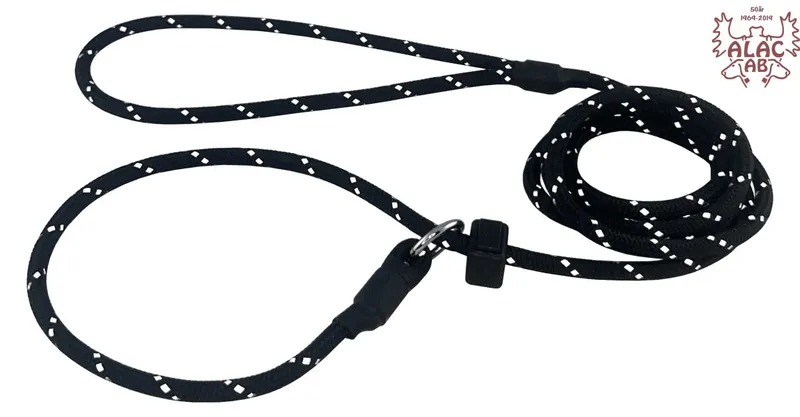 ALAC Retriverkoppel med invävd reflex 190 cm i flera färger