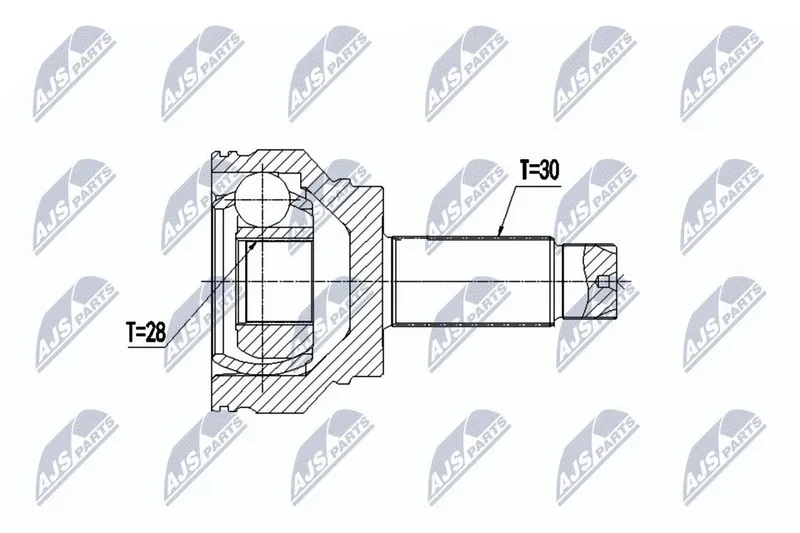 Ledsats, drivaxel PASCAL G1B019PC