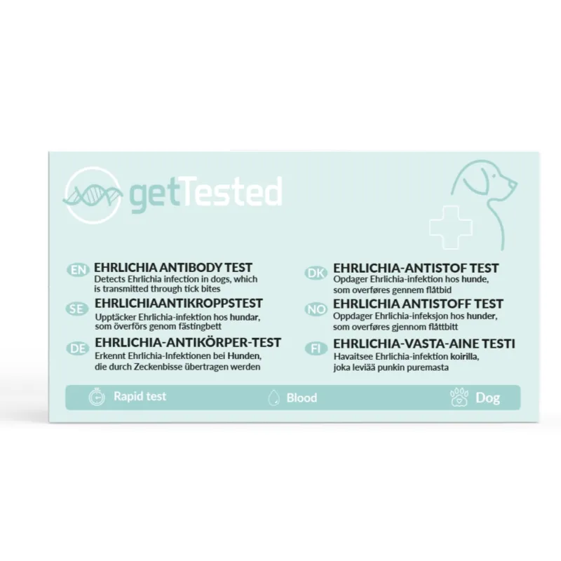 GetTested Ehrlichia Antikroppstest för Hund