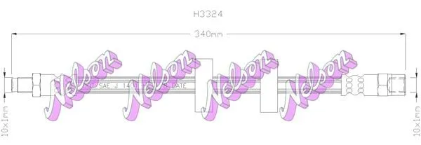 Bromsslang KAWE H3324