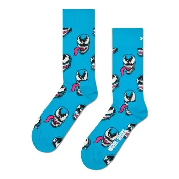 Happy socks Strumpor Marvel Venom Sock Blå bomull Strl 41/46