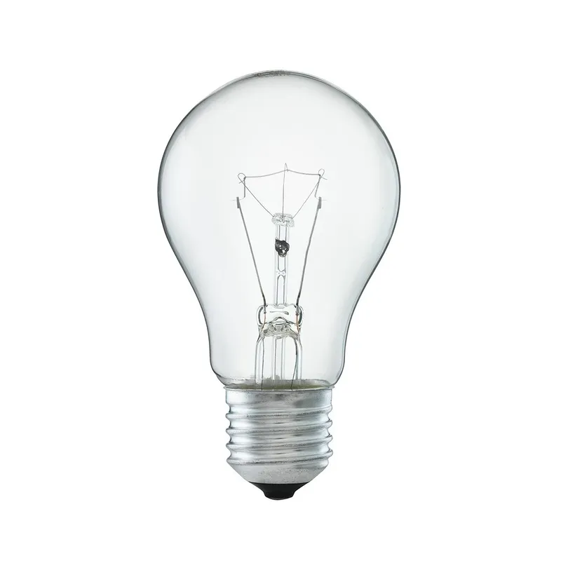 Glödlampa Normal E27 15W klar dimbar