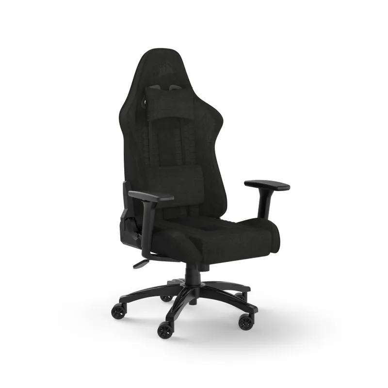 Corsair | TC100 Relaxed (Leatherette) – Spelstol – Läder – Upp till 120 kg | Svart