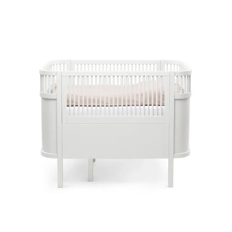 Växasäng 2 i 1 Baby & Juniorsäng - Classic White