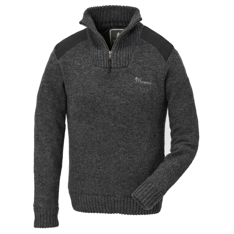 Pinewood Women’s Hurricane Sweater Dark Grey Melange (#2320)