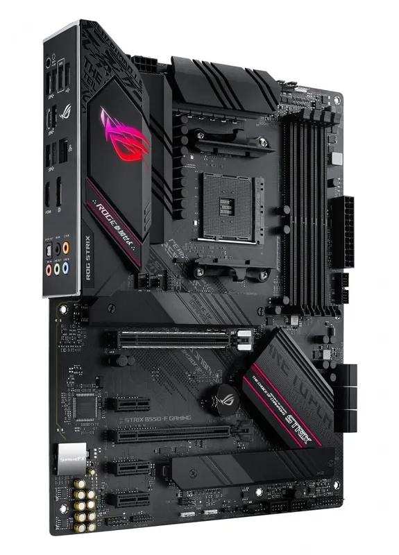 Asus Rog Strix B550-F Gaming Moderkort - AMD B550 - AMD AM4 - DDR4 RAM - Atx