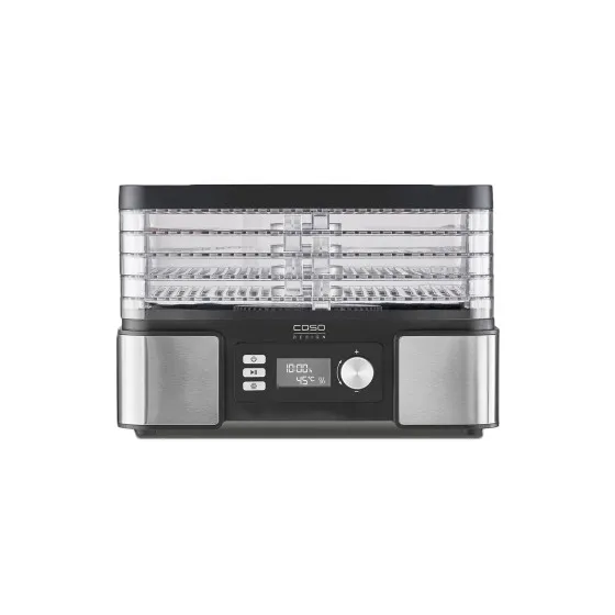 Caso Design DH 450 Mattorkare, 30-70 °C, 2,9 KG, med timer - Rostfritt stål