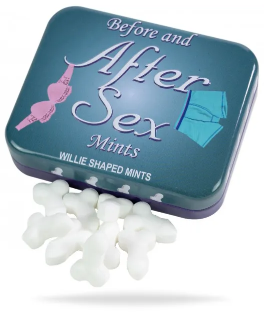 Before and After Sex Penisformade Minttabletter 30 gram