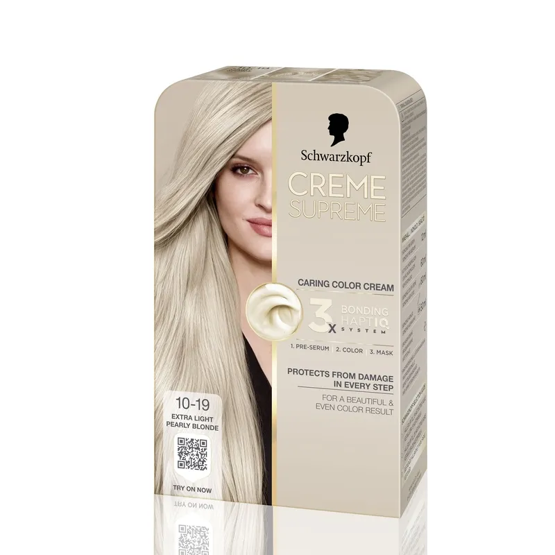 Schwarzkopf Creme Supreme 10-19 Ultra Light Pearly Blonde – 1 pcs