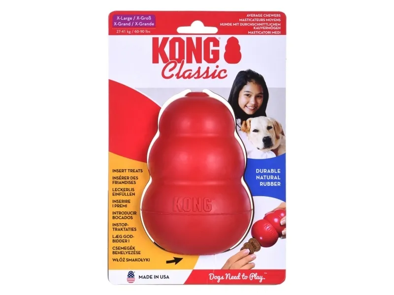 Classic Aktiveringsleksak för hund Röd XL