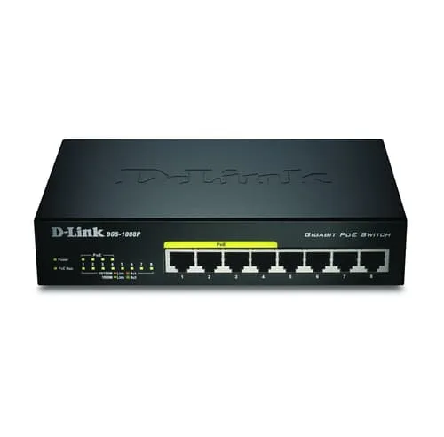D-link Dgs-1008p 8-port Poe 52w Switch