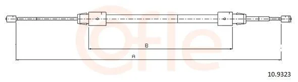 Handbromsvajer COFLE 10.9323