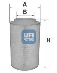 Luftfilter UFI 27.627.00