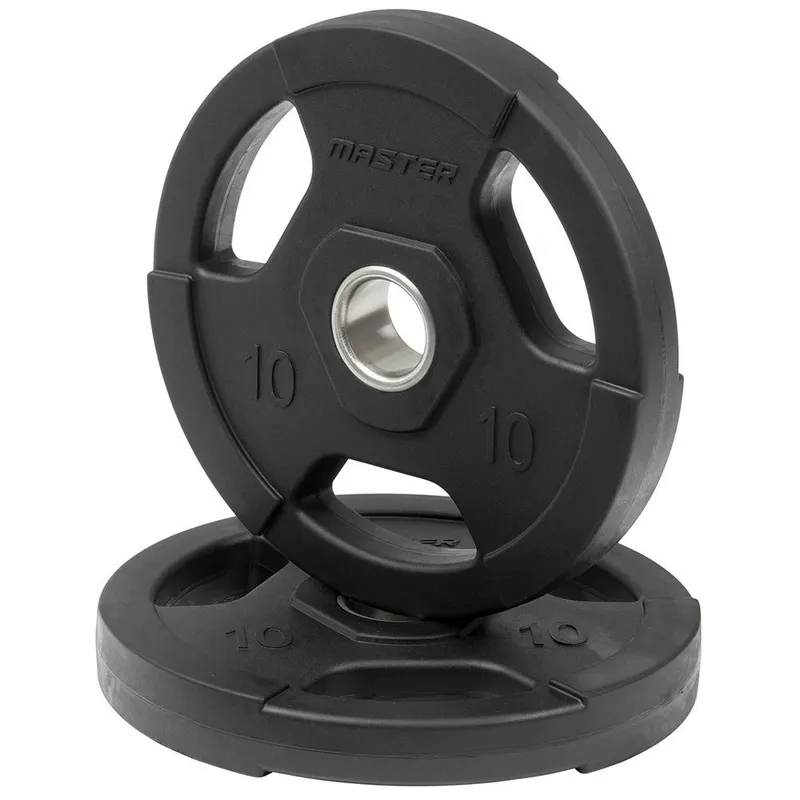Master Fitness Gummiklädd Skiva Deluxe, Viktskivor gummerade (#3881)
