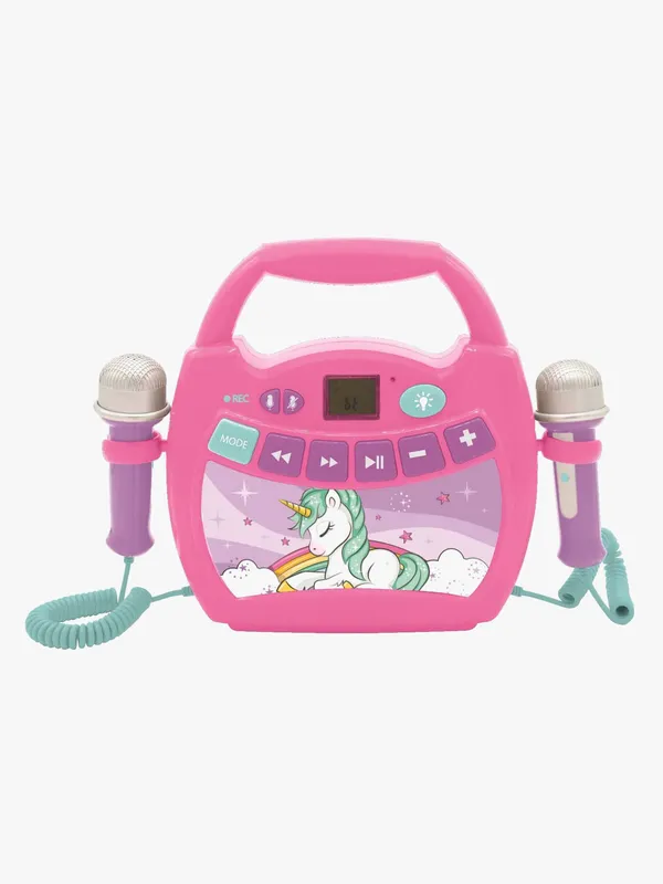Lexibook My First Digital Player - Portable Karaoke for Kids - Unicorn - Pink