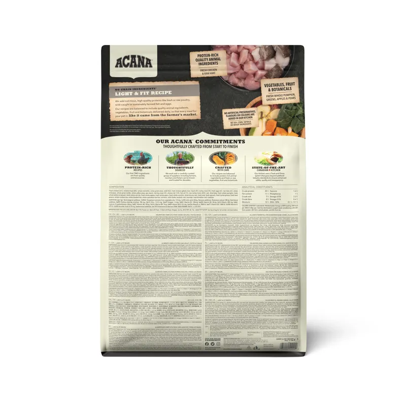 Acana Heritage Adult Light & Fit Hundfoder 2 kg