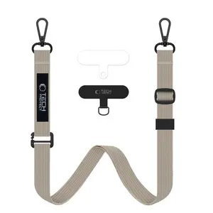 Tech-Protect C65 2-pack telefonrem för crossbody & handled - Beige