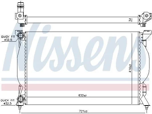 Kylare NISSENS 60304A