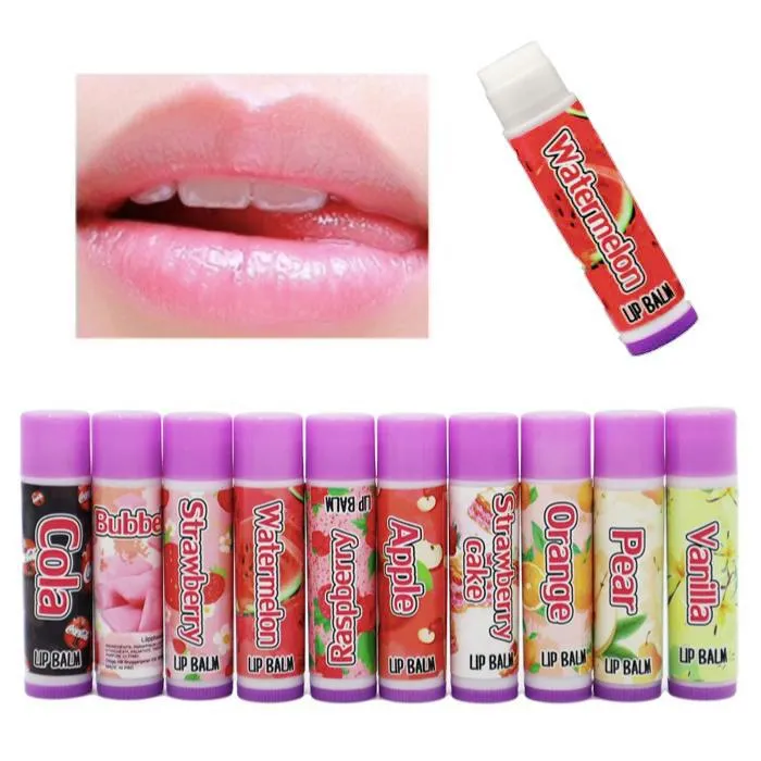 10st Läppbalsam, Lypsyl, Lip balm, mjukgörande , mixade dofter