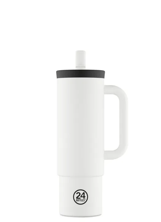 24Bottles - Straw Cup - Ice White - 800 ml