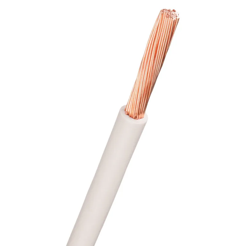 Nexans RQ Kopplingskabel 1×6 mm² ledararea, vit 6 mm²