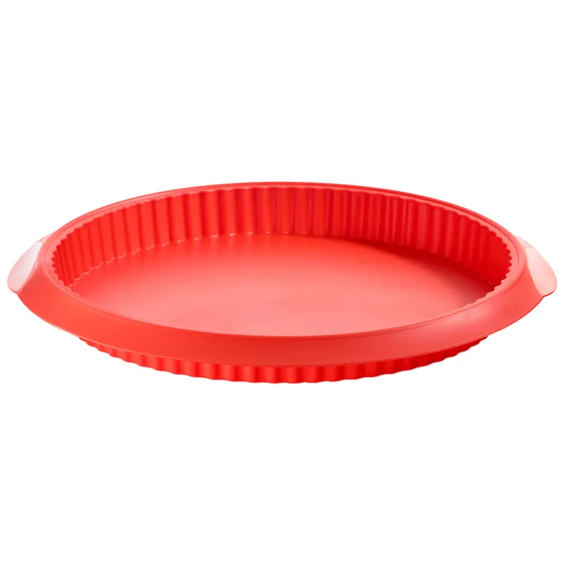 Lékué Quiche pajform i silikon 28 cm, röd