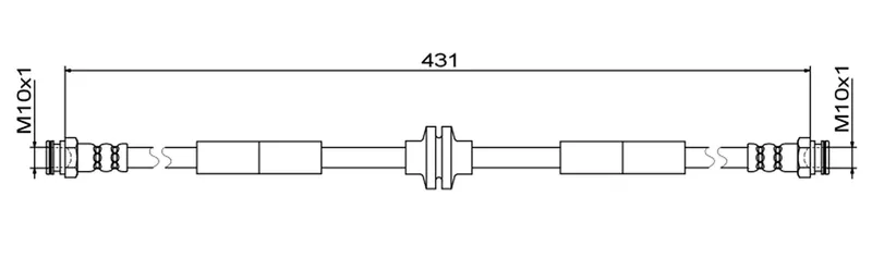 Bromsslang METZGER 4111804
