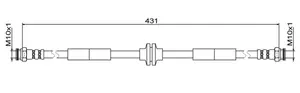 Bromsslang METZGER 4111804