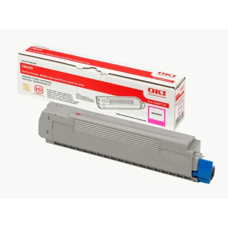 OKI toner 43487710 original magenta 6.000 sidor