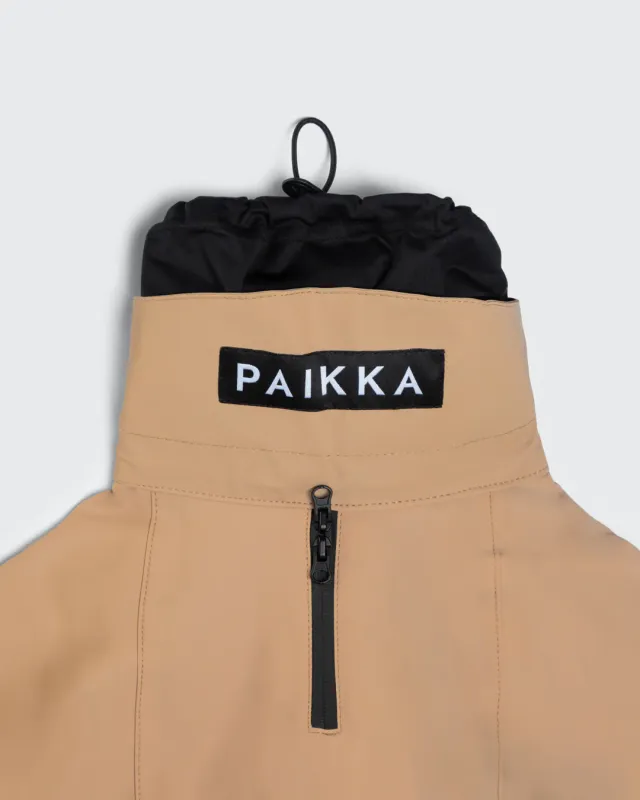 PAIKKA Visibility Lite Regnjacka Ljusbrun (#9755)