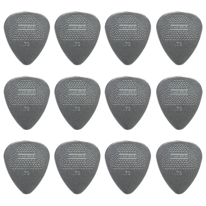 Dunlop Nylon Max Grip Standard 0,73 mm plektrum (12 st.)