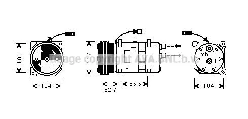 AC-kompressor AVA COOLING SYSTEMS CNAK222