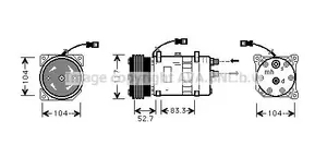AC-kompressor AVA COOLING SYSTEMS CNAK222