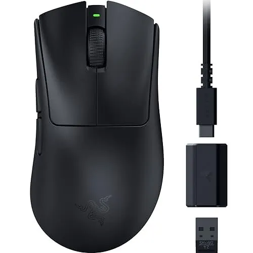 Razer Deathadder V3 Hyperspeed-spelmus - Svart