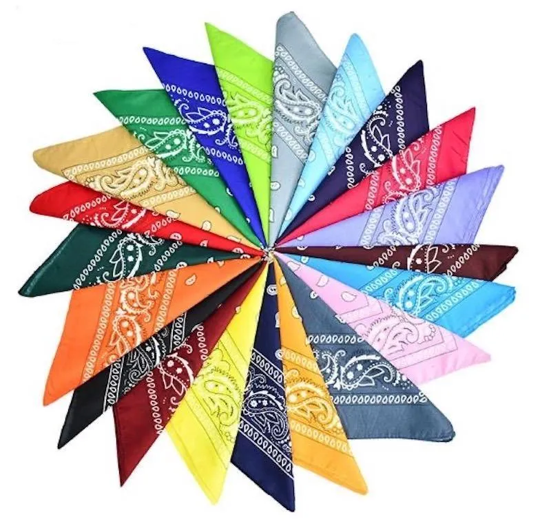 Bandana Paisleymönster scarfs (#4736)
