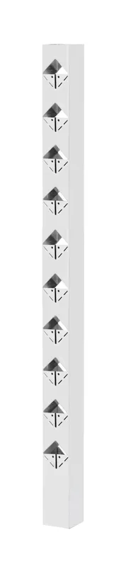 STAKET ÖCKERÖ MELLAN VIT 1100MM 70X70MM | Beijerbygg Byggmaterial
