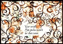 Affisch – Var snäll
