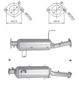 Partikelfilter (DPF) VEGAZ MIK-994SIC