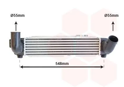 Intercooler VAN WEZEL 83004141