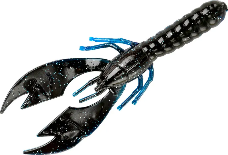 YUM Craw Papi 7cm Black Blue Shad 12pcs