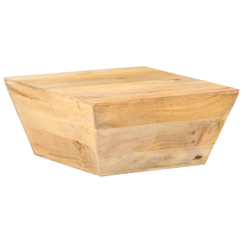 vidaXL Soffbord V-format 66x66x30 cm massivt mangoträ