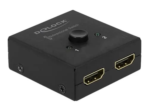 Delock Hdmi Switch 2-1 Bidirectional 4k 60hz Compact