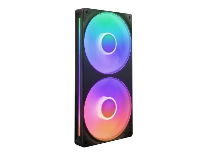 NZXT F Series F240 RGB Core – Fläktenhet med enkel ram – 120 mm – mattsvart