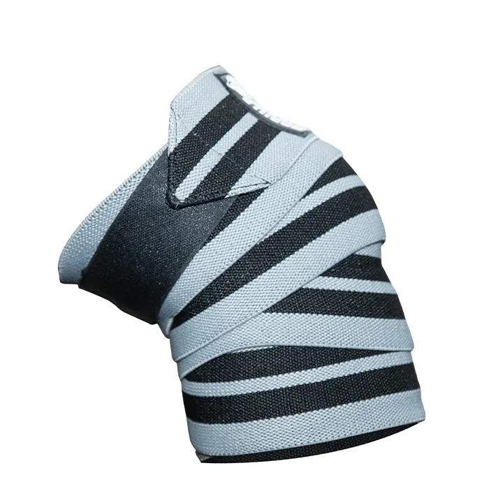 Knee Wraps, grey/black, 2 m