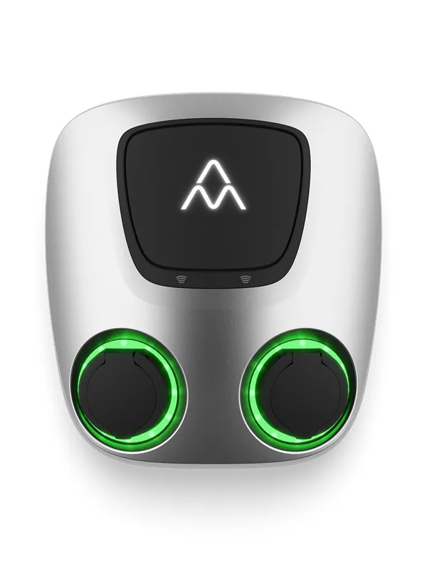 Charge Amps Aura 2×22 kW 3P 32A Type2 Wifi/Lan OCPP RCD