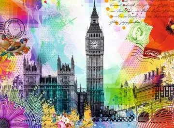 Ravensburger London Postcard, 500 styck, Byggnader, 12 År